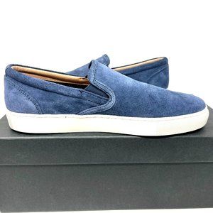 The Men's Store Bloomingdale's Double Gore Slip On Blue Suede 8.5 Men's Sneakers